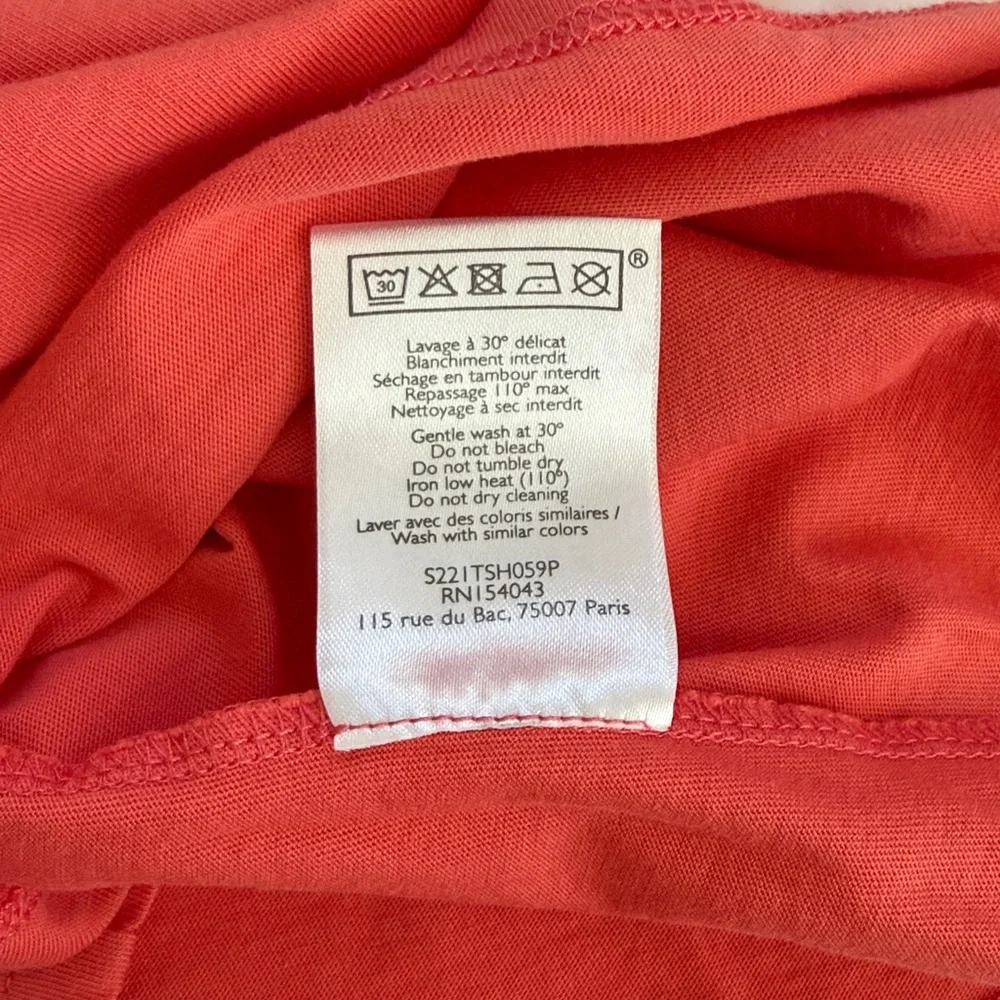 Sézane x Maddie Nye t-shirt Amor Sz XS - Picture 4 of 6